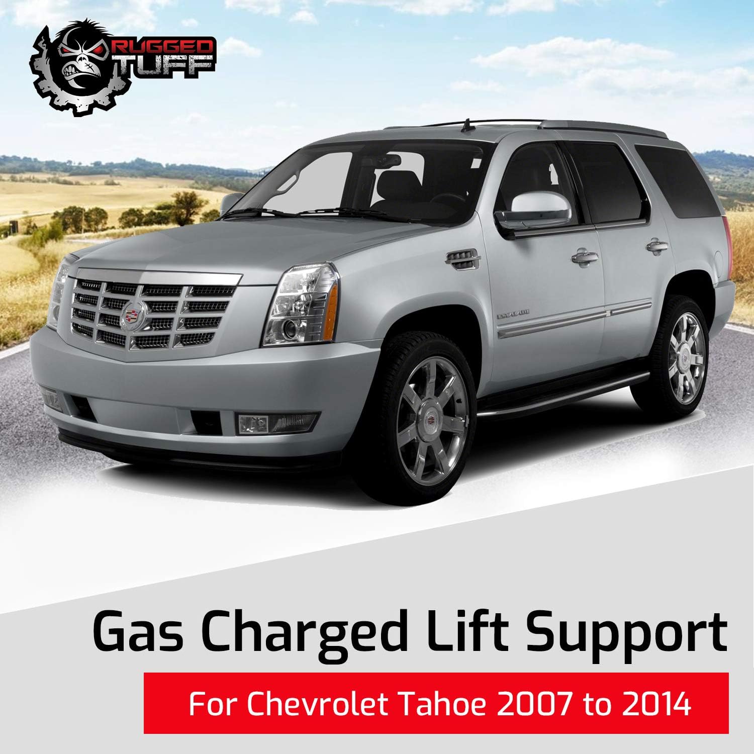 Rear Hatch Liftgate Lift Support Shocks Struts for 2007-2014 Chevy Suburban Tahoe and GMC Yukon Denali and Cadillac Escalade Back Door Gate Tailgate Gas Dampers 6156 SG330076 (2 Qty)