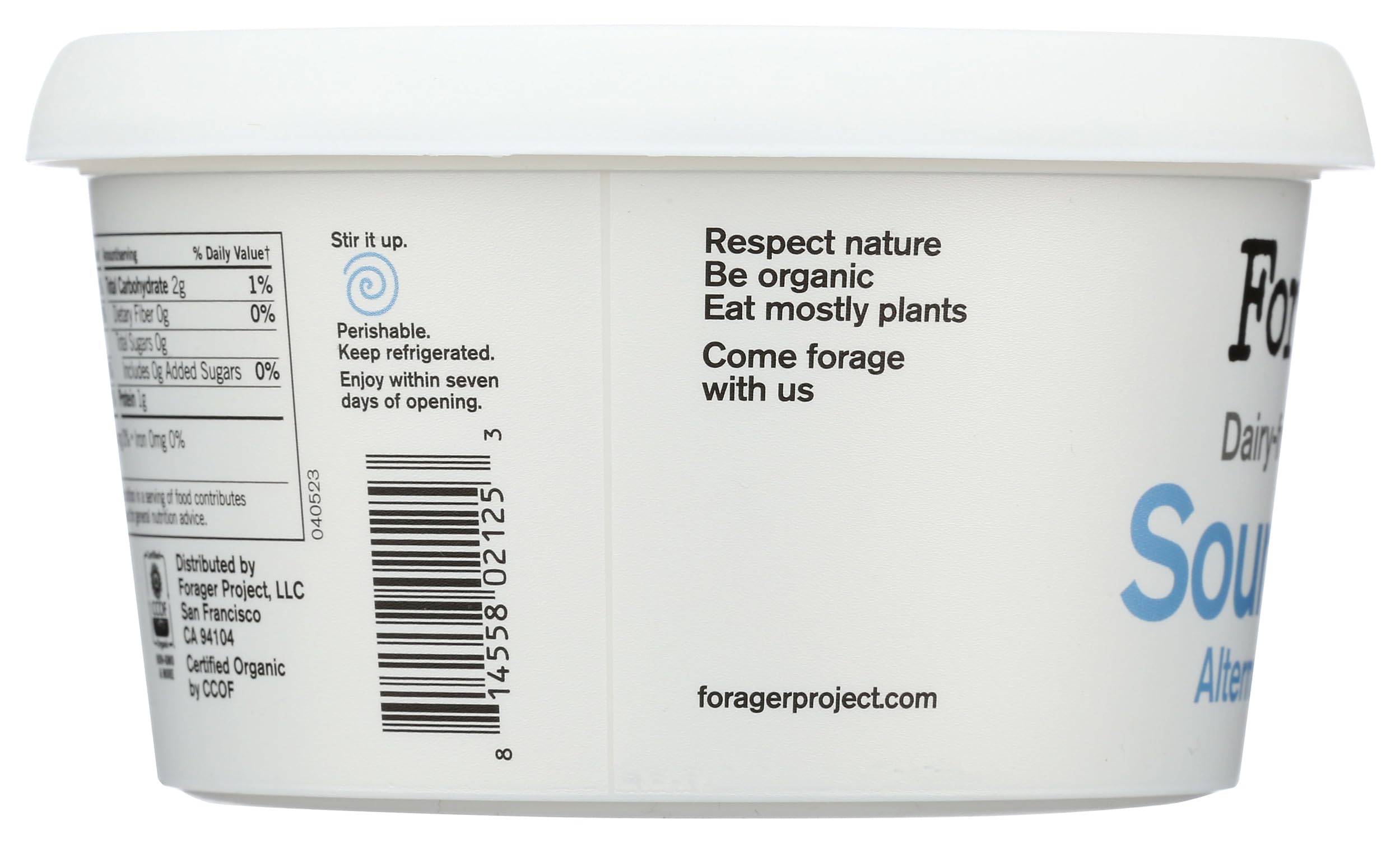 Forager Project Organic Dairy-Free Sour Cream Alternative 12 Ounce — view 6