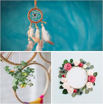 Sherbo 4-6 Inch Embroidery Hoops, Set of 3 Beech Wood Cross Stitch Hoops