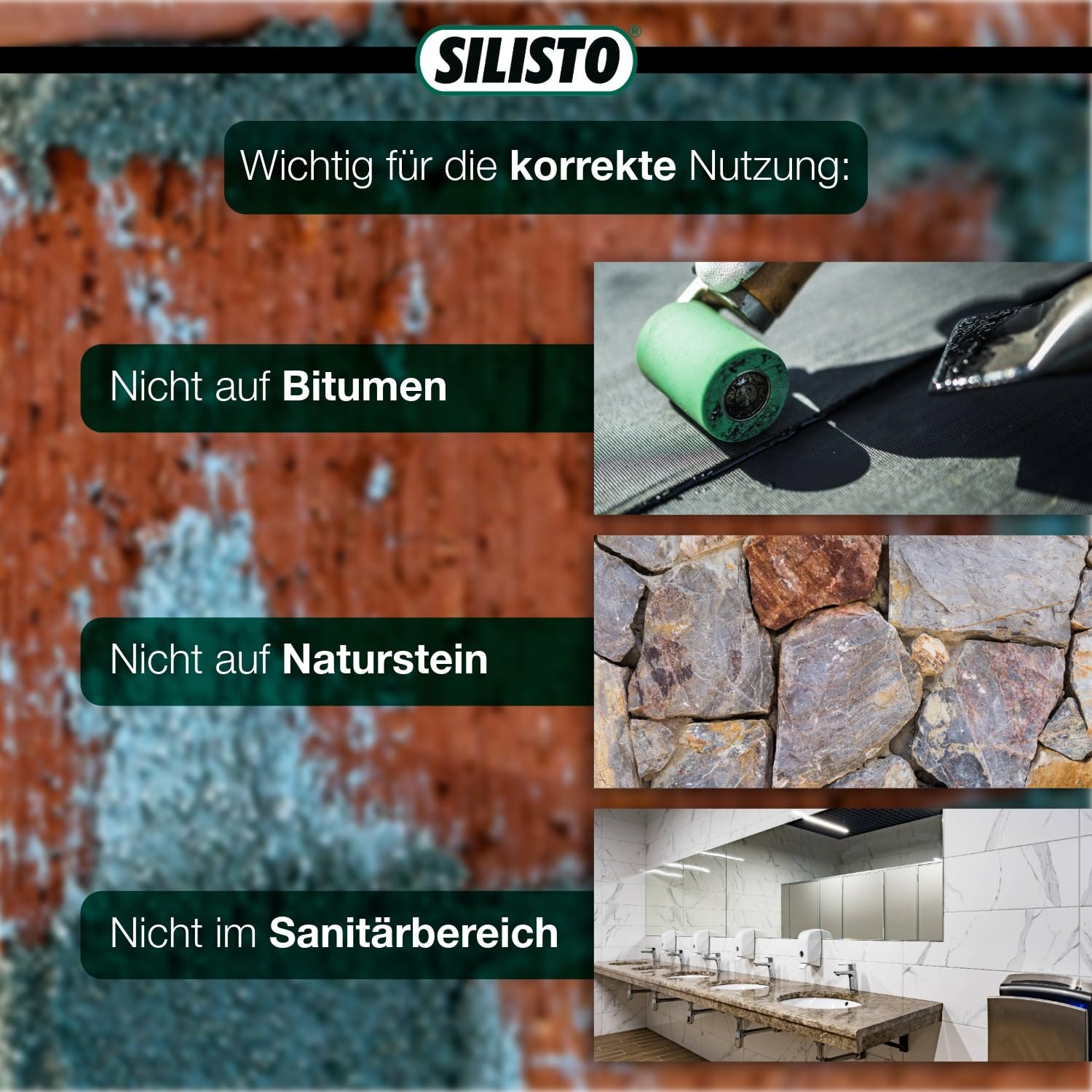SILISTO® CONCRETE Fugenmörtel 5x 310 ml Grau + Pistole – Gebrauchsfertige Spachtelmasse für Beton & Mauerwerk – Rissfüller & Reparaturmörtel – Überstreichbar, UV-beständig & Lösemittelfrei