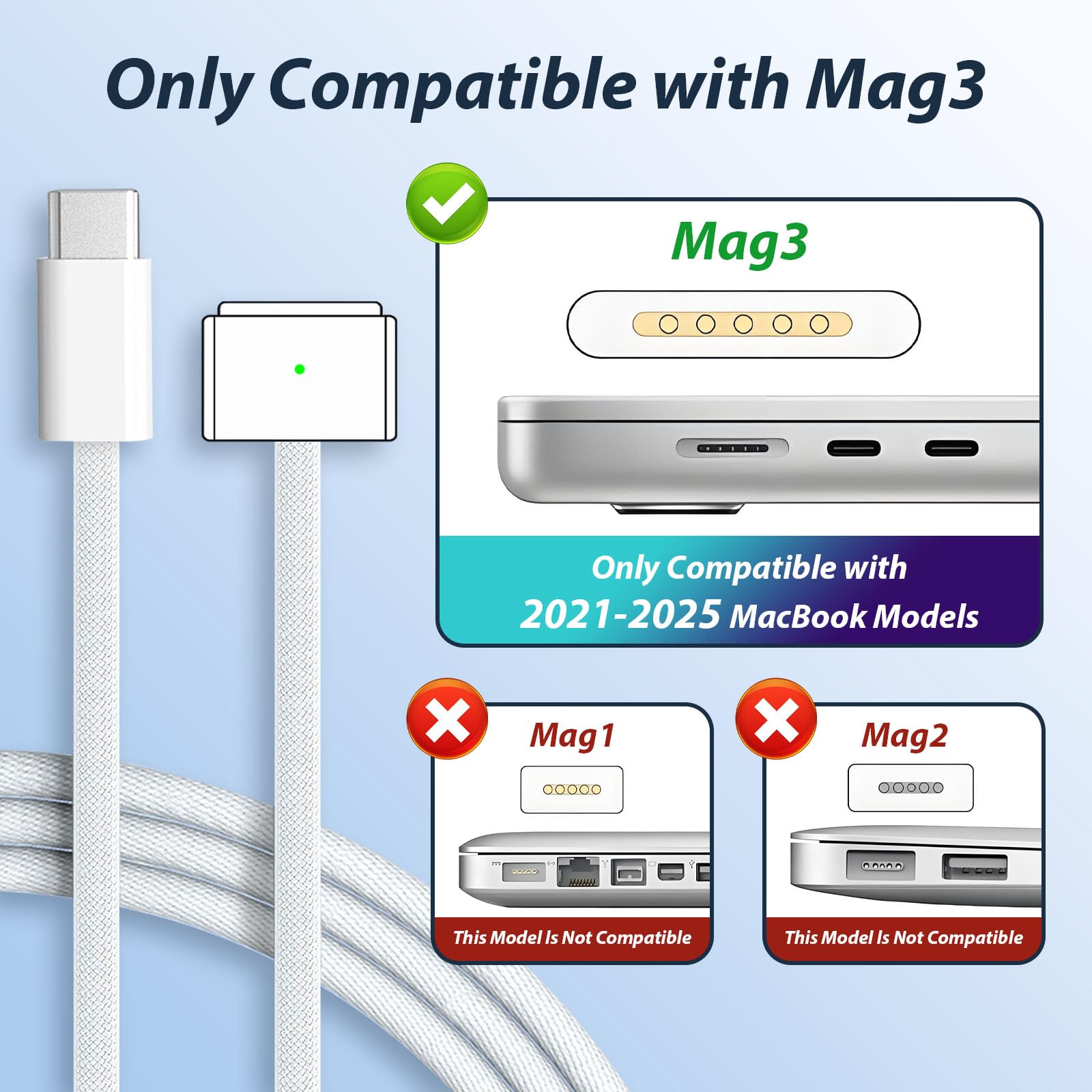 Amazon.com: 100W Charger for MacBook Pro 14 16 inch MacBook Air 13