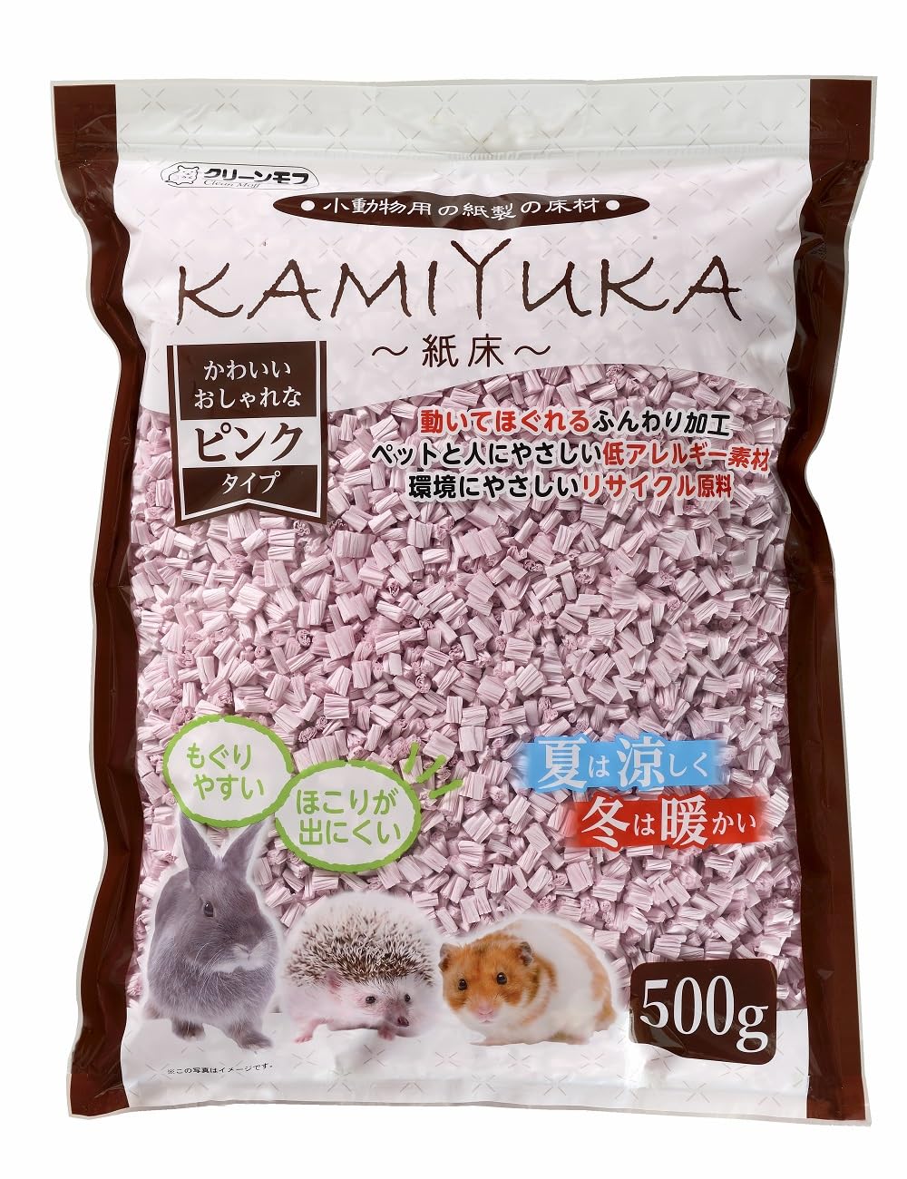 Amazon | クリーンモフ 小動物用床材KAMIYUKA - ピンク | クリーンモフ