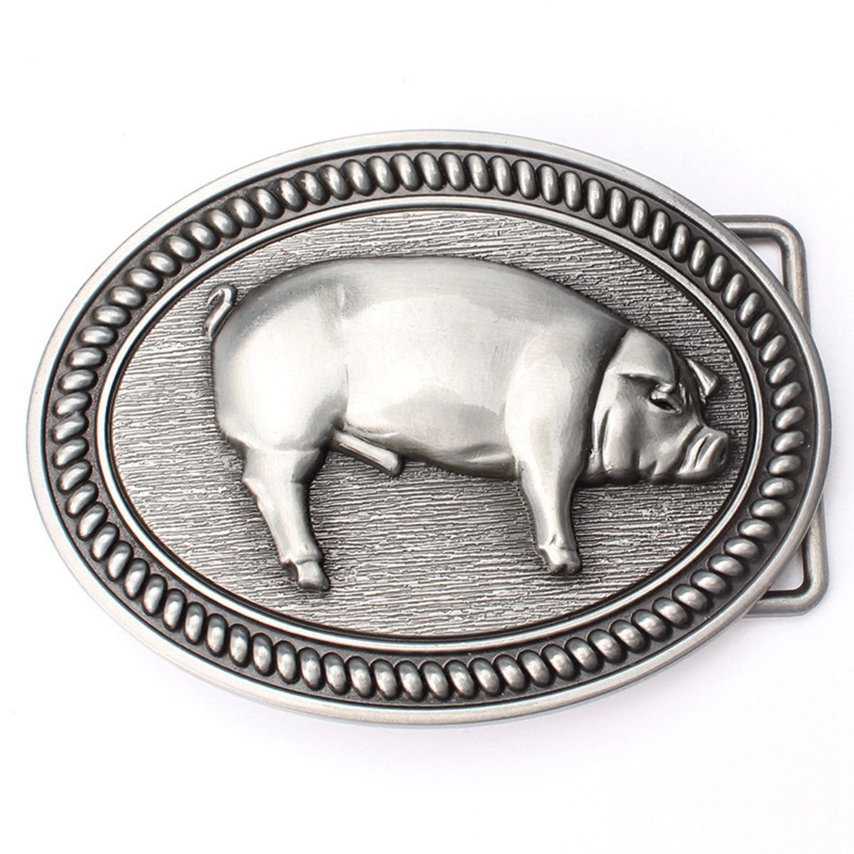 Cl&J Bb Unisex Brown Hog Pig Belt Buckle Western Cowboy Cowgirl Native American Motorcyclist (Hog2), One Size For All