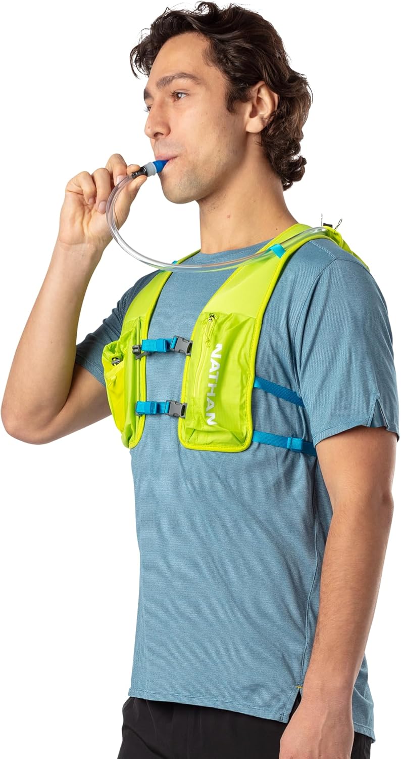 Nathan QuickStart 2.0 6L Hydration Vest Pack with 1.5L Bladder Included. One Size Fits Most. Backpack for Men and Women.