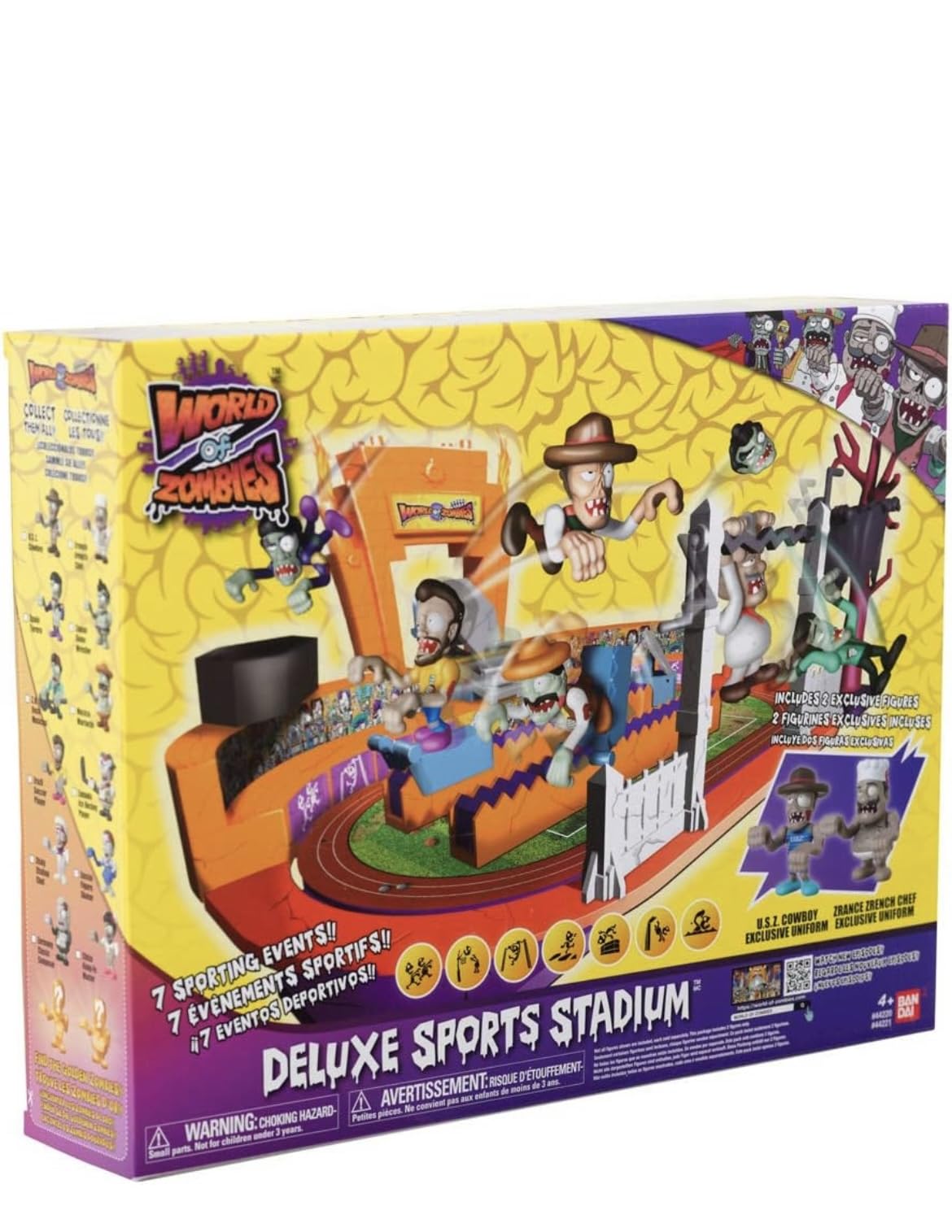BANDAI Zombies-44221 Sports Stadium World of Zombies, Multicoloured 44221