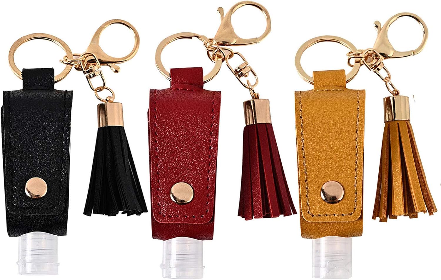 Portable Empty Travel Bottle Keychain Hand Sanitizer Bottle