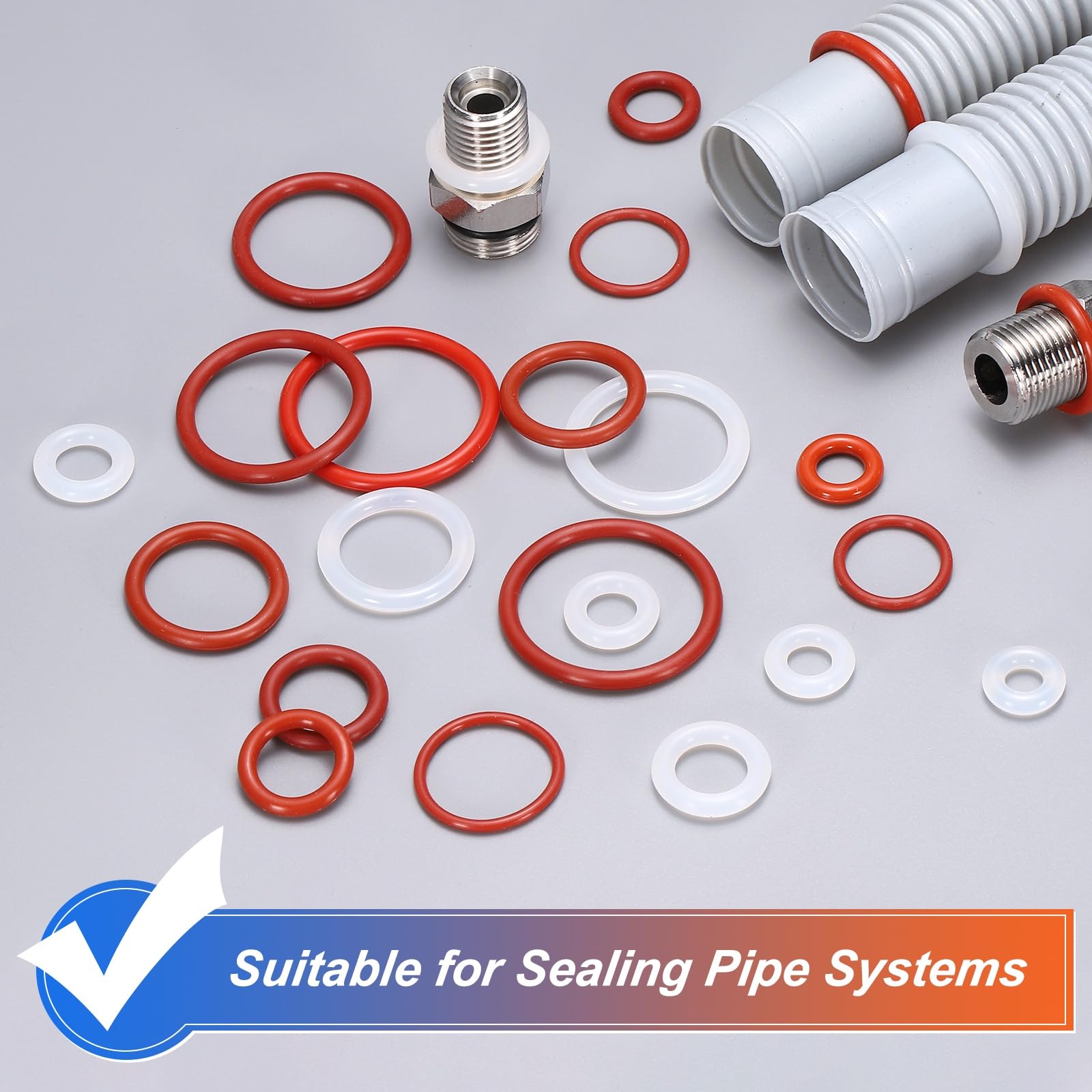 QUARKZMAN 20x Silikon-O-Ringe 9x5x2 Mm – VMQ-Dichtung, Temperaturfest -60°C Bis 220°C – Für Hochdruckreiniger, Autoreparatur & Sanitär