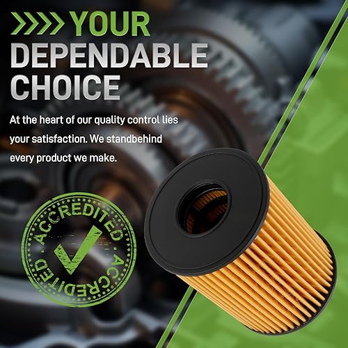 Miniatura 5 de 26350-2S000 Filtro de aceite con sellos compatible con Hyundai Santa Cruz 2.5L 2020-2022 compatible con motor Kia Sorento 2.5L 2021-2022, paquete de