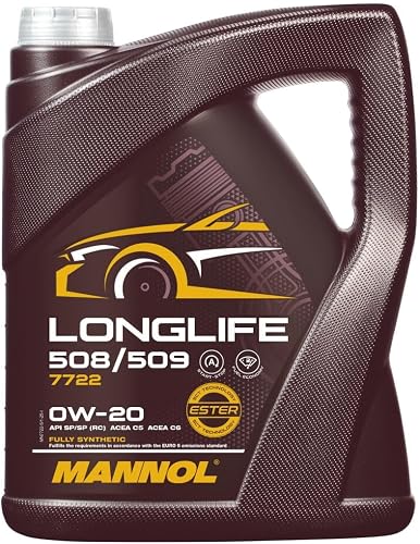 Huile moteur Longlife 508/509 0W-20 huile ACEA C5 ACEA C6 MANNOL