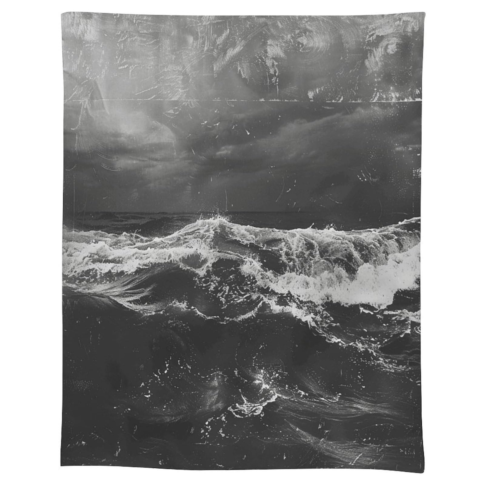 Nappe anti-déversement rectangulaire en lin lavable et tissu anti-plis
