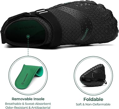 Barefoot Hombre Mujer Zapatillas Minimalistas para Zero Drop Soles y Wide Tox Box,Gr.35-48 EU3