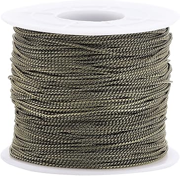 AGCFABS 5m/Pack Snake Chain Bulk Link Necklace for Necklace DIY Jewelry Making Handmade Finding Accessories Bronze