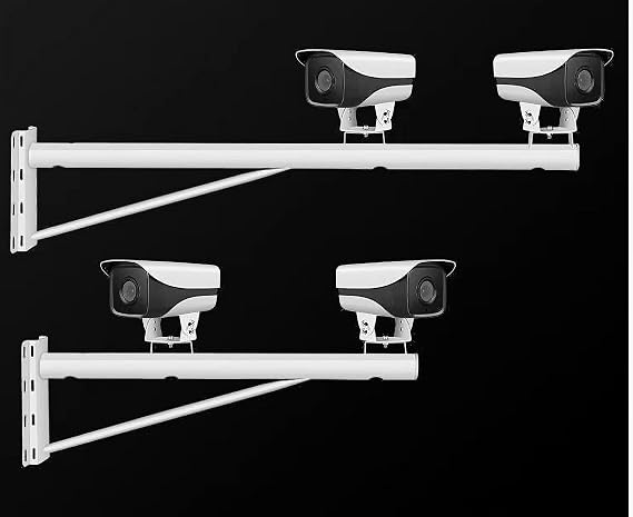 Universal Security Camera Joint Mount, Suitable for CCTV Security Cameras Mount Bracket Installation,Bracket Adjustable Solid Metal Base