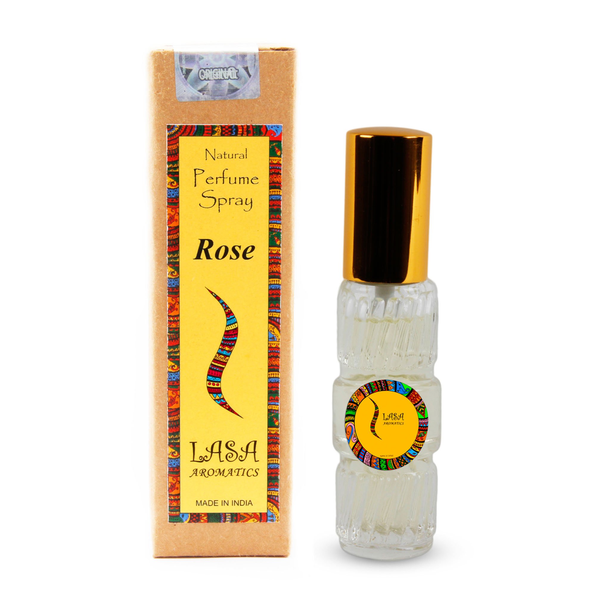 100 Natural Perfume Spray by LASA Aromatics Fragrance - Rose 30 ml