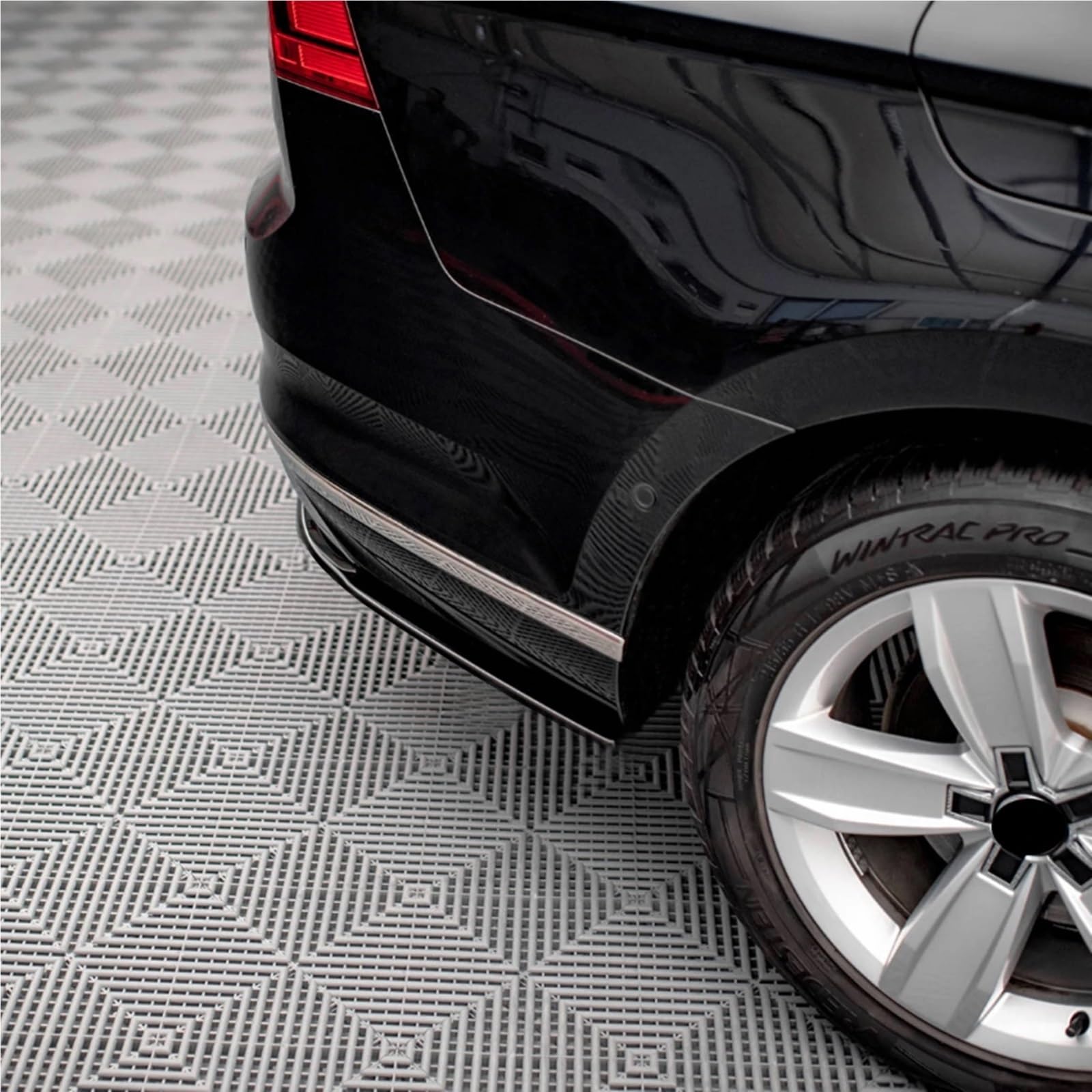 spoiler samochód warga ochronna Zewnętrzny dyfuzor tylnego zderzaka, splitter wargi, pasuje do VW pasuje do Passat B8.5 2019-2022