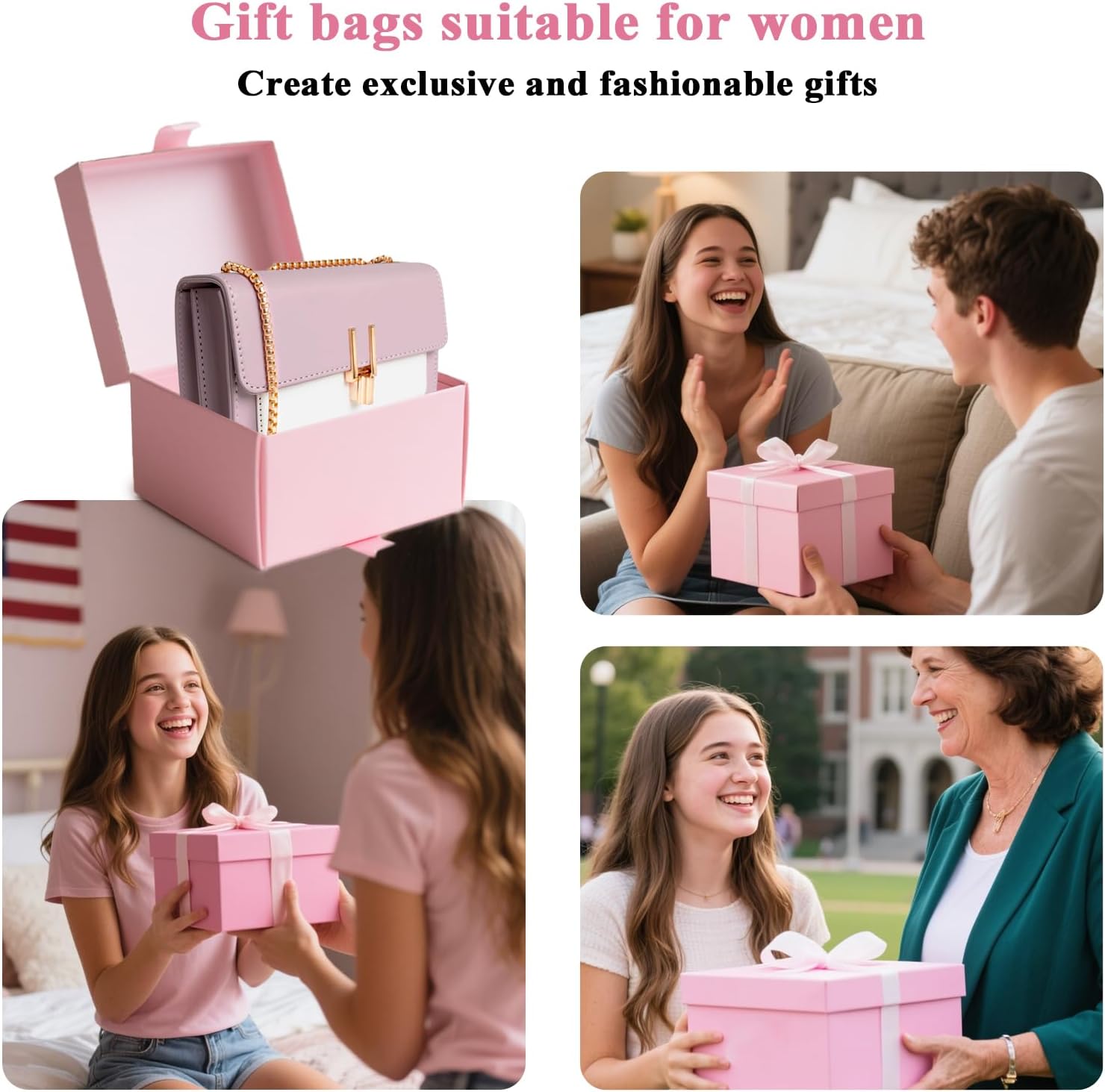 ZWI-player Color Block Crossbody Bags for Women Leather Purses Designer Satchel Handbags Shoulder Bag - Image 7