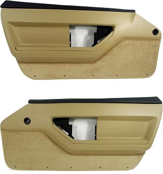 Deluxe Door Panels - Convertible Saddle for 1986-1987 C4 Corvette