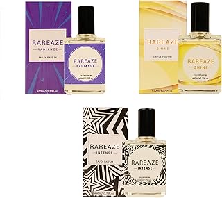 Unisex Radiance + Shine + Intense Eau de Parfum Combo of 3 (50ml Each) Long-Lasting Fragrance for Men & Women Elegant Daytime Fragrance Premium Perfume Gift Set (3 x 50ml)