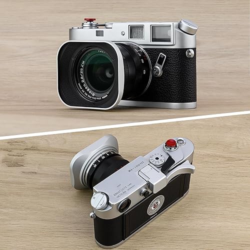 Miniatura 9 de Haoge LH-ZV06 - Parasol metálico para Carl Zeiss Distagon T 2.821 0.827 in f2.8 ZM, C Biogon T 4.521 0.827 in f4.5 ZM, 2.825 0.984 in f2.8 ZM, 2.828