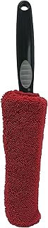 VIKING Premium Metal Free Rim and Wheel Brush for Wheel Cleaning - Red and Black, 2.5 in. x 14.3 in.