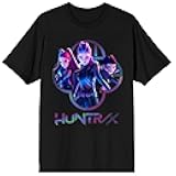 Kpop Demon Hunters Huntrix Capture Color Adult Crew Neck Short Sleeve T-Shirt
