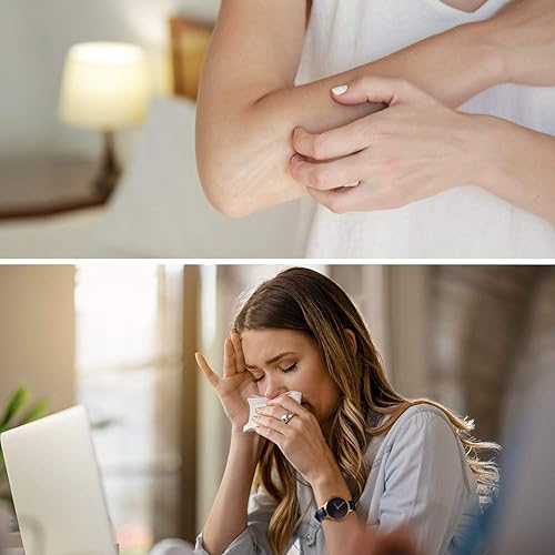 Miniatura 6 de HealthSmart Travel Mate - Humidificador de viaje compacto con ultrasonido personal pequeño y personal con niebla de aire fría USB alivio para piel