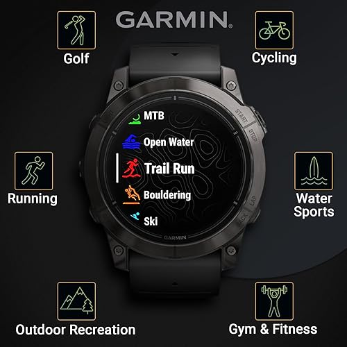 Miniatura 3 de Wearable4U - Garmin Epix Pro Gen 2 Standard Edition Reloj inteligente de 2.008 in  AMOLED Hasta 31 días de duración de la batería, reloj GPS