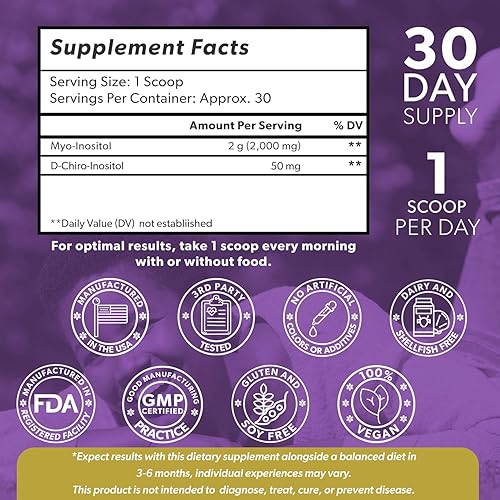 Miniatura 6 de Ahorra un 10% en el paquete de salud y bienestar de la mujer probióticos vaginales completos + polvo de inositol Myo y D-Chiro para el equilibrio