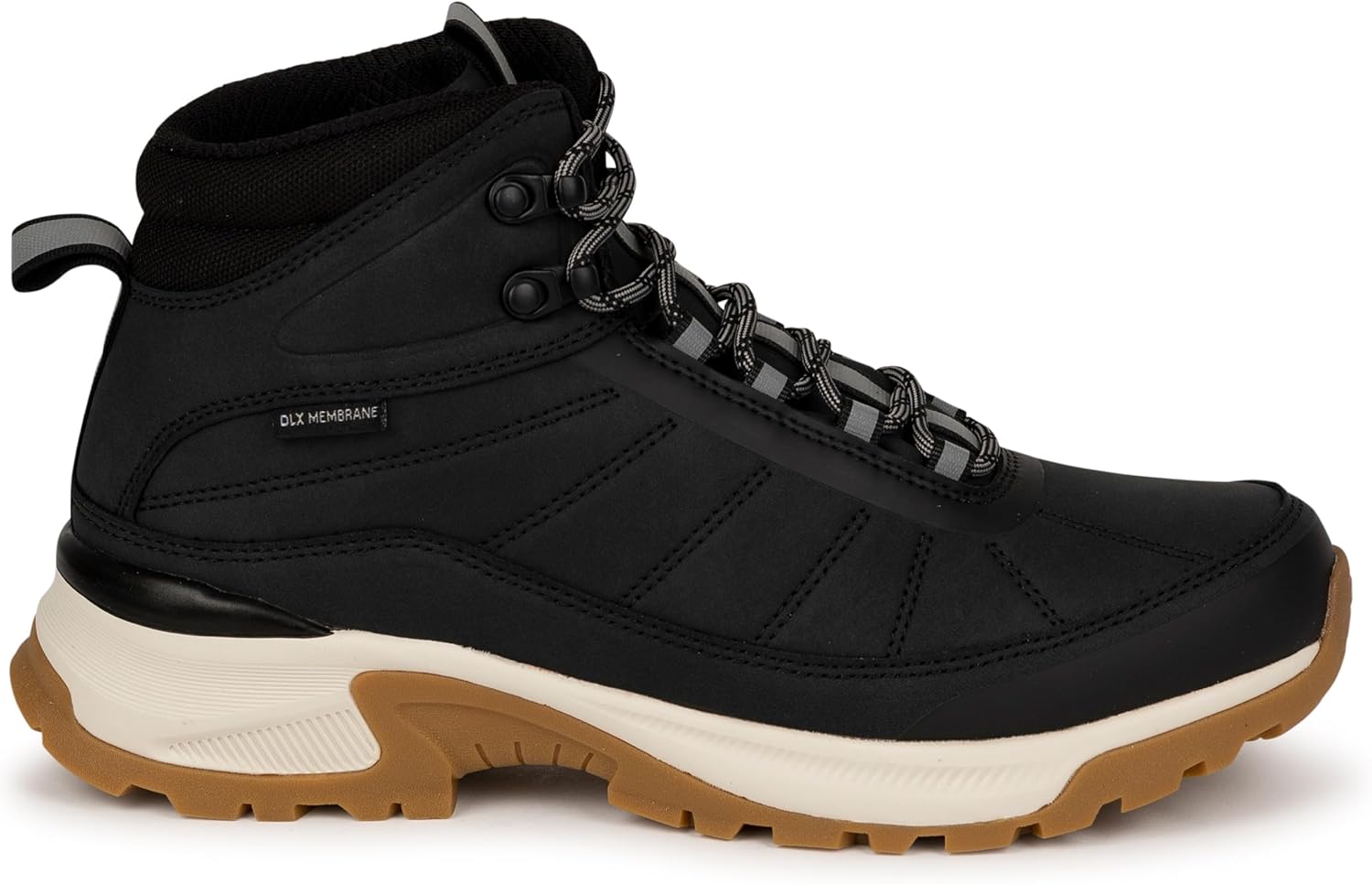 DLX Womens Cushioned Walking Boots Waterproof Reflective Trekking Shoes Layla