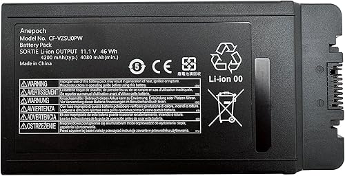 Miniatura 7 de CF-VZSU0PW - Batería de repuesto para portátil Panasonic TOUGHBOOK CF-54 CF-54F0961NE CF54 Series CF-VZSU0LW CF-VZSU0PR CF-VZSU0GW 11.1V 46Wh 4200mAh