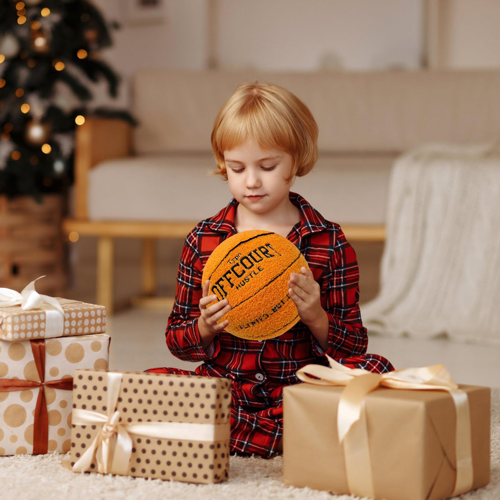 Cuscino da basket 3D Offcourt, 25 cm, in peluche, 2024, nuovo cuscino da basket 3D, per camera da letto, per gli amanti del basket