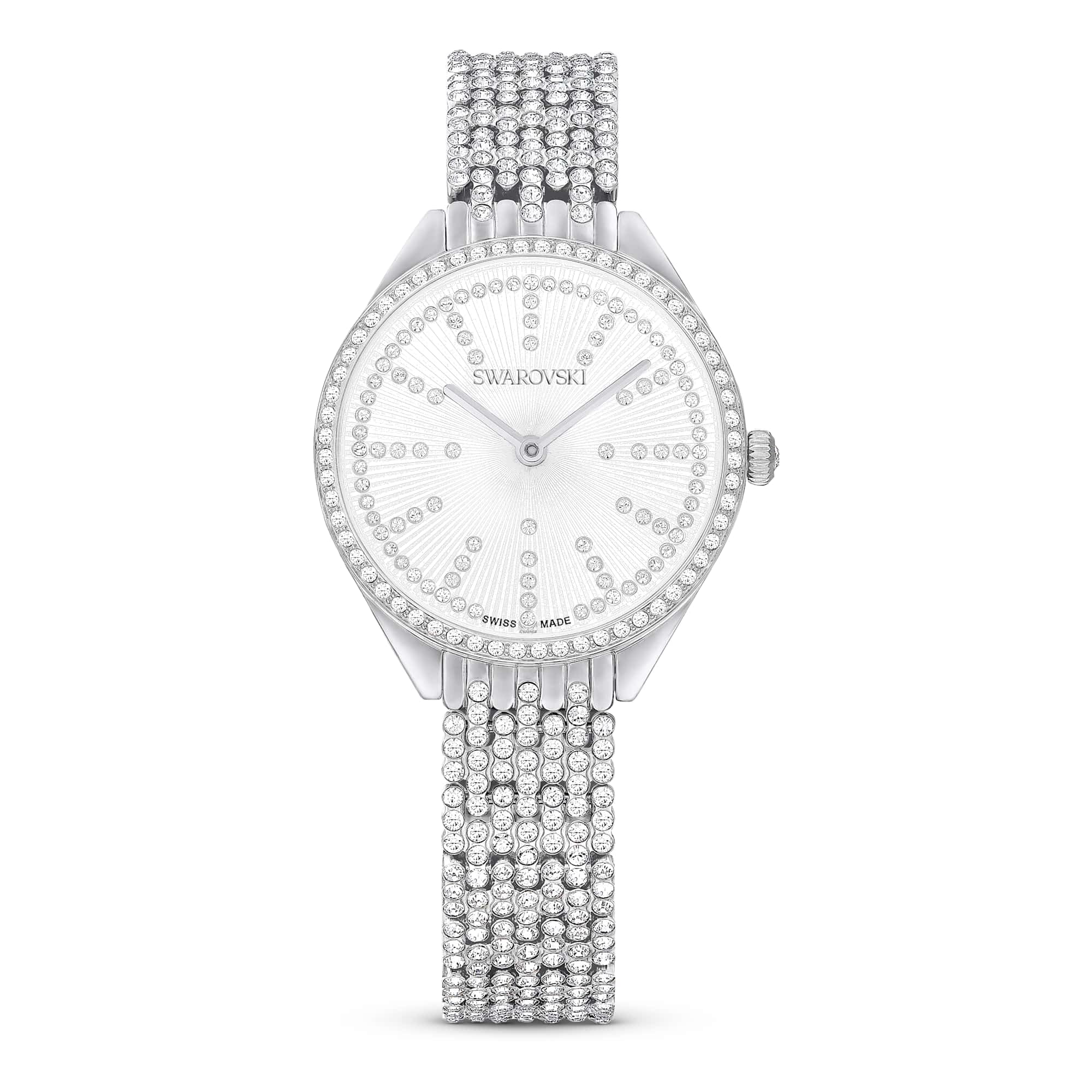 Swarovski Attract Kollektion Uhr, Swiss Made, Metall-Armband