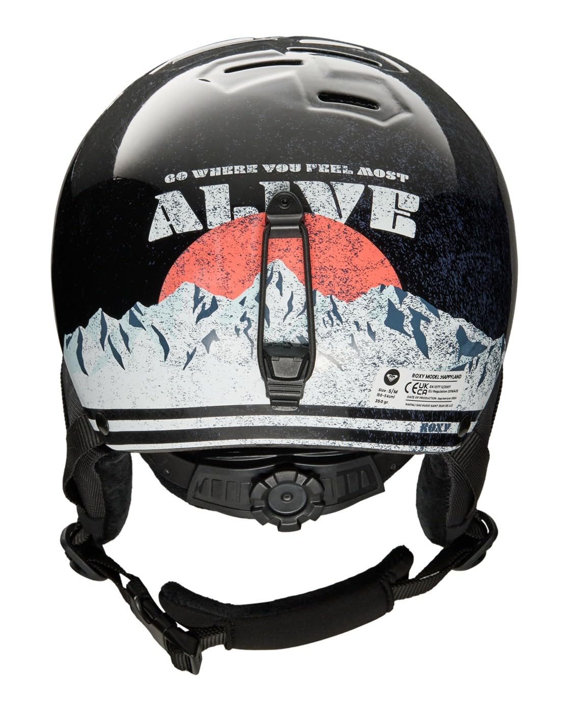Roxy HAPPYLAND - Casco para niña, Color Gris, Talla S/M