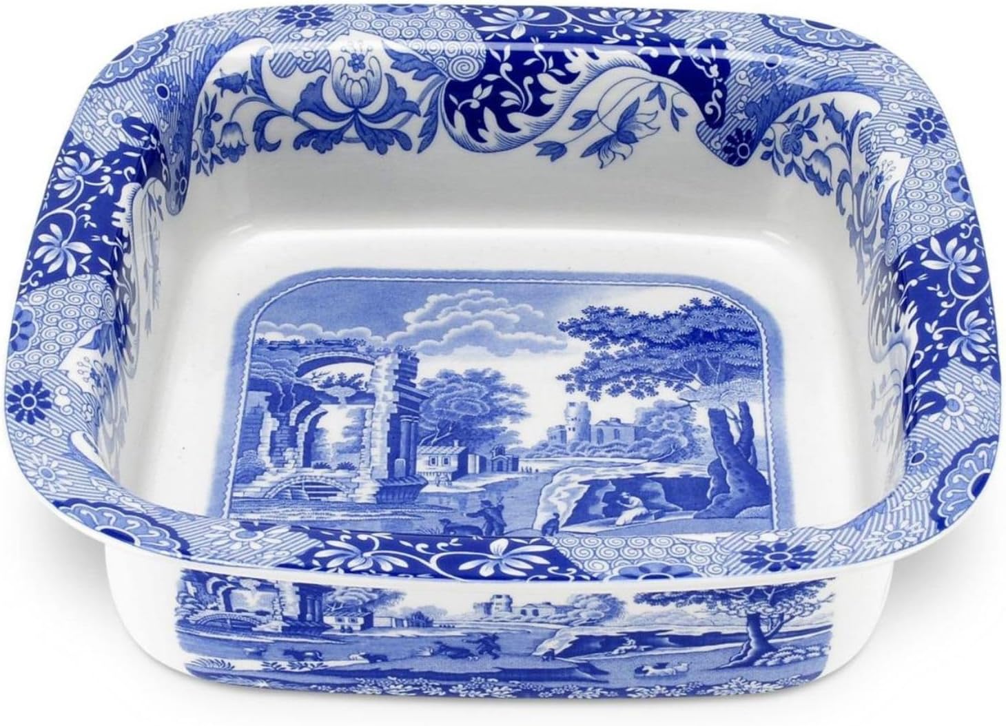 Spode Blue Italian Square Dish