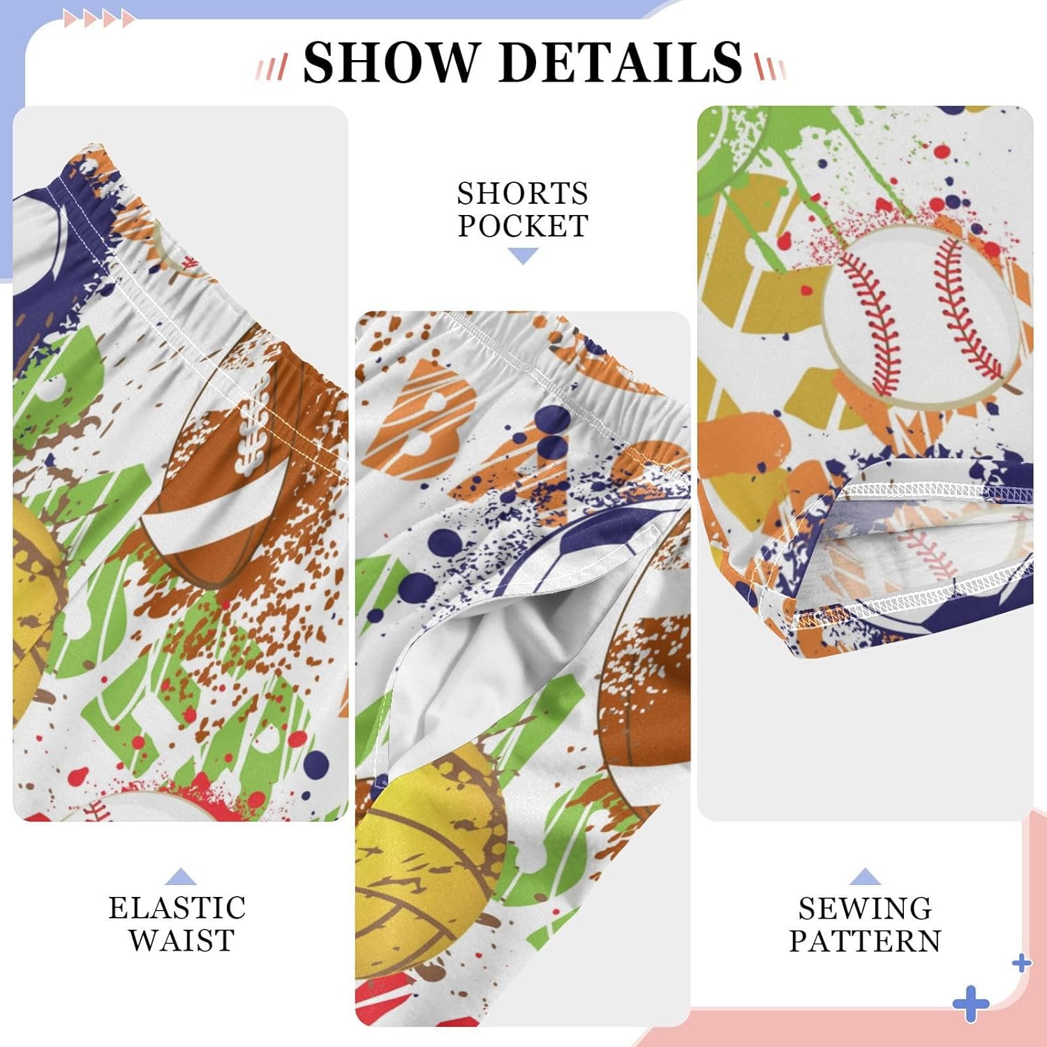 Boy's Pants Penguin White Heart Cartoon Red Jogger Pants Elastic Waist Long Bottoms Trousers with Pockets 6-14 Years - Image 4