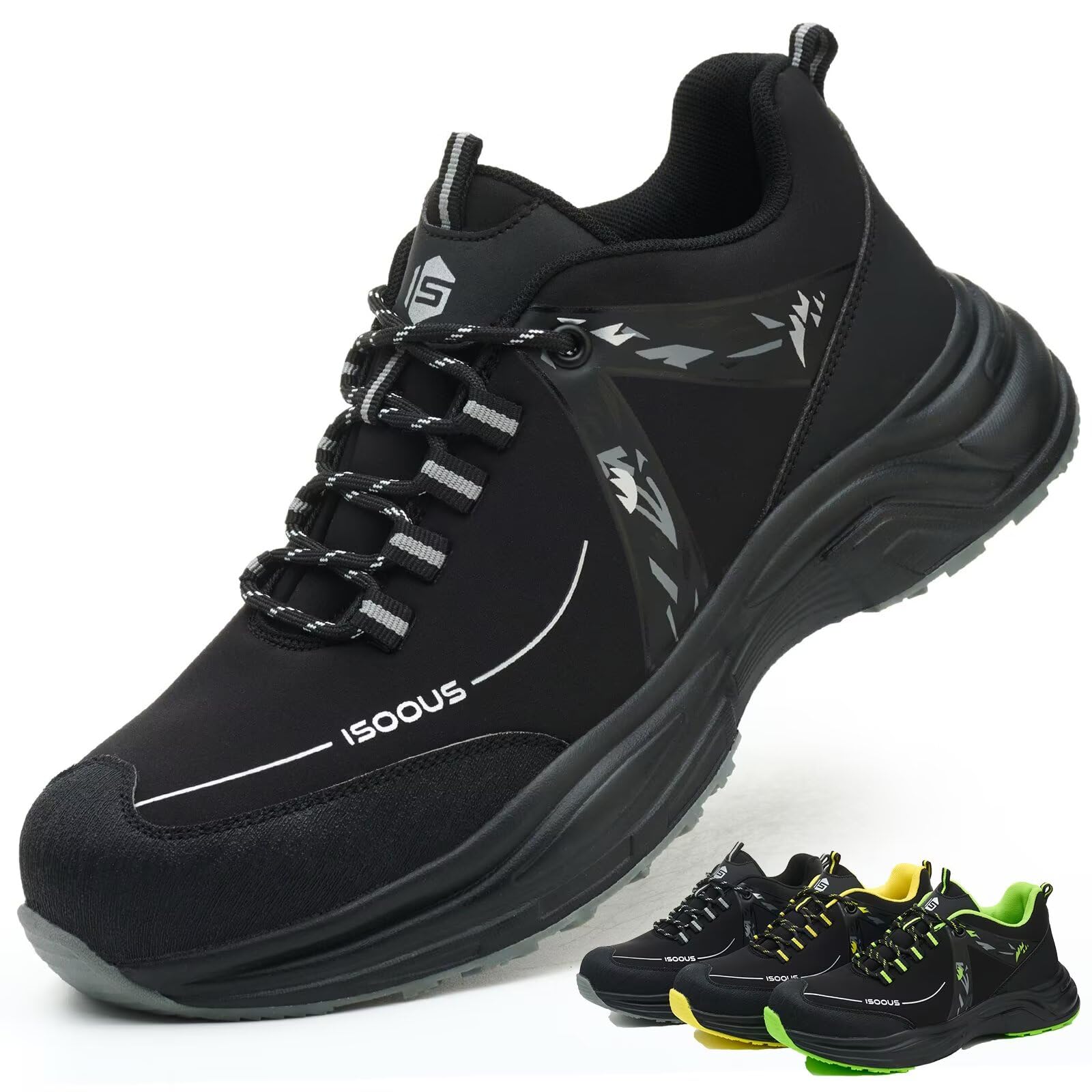 Scarpe Antinfortunistiche Uomo Donna Scarpe da Lavoro Leggere Scarpe da Cantiere Antiscivolo Traspiranti