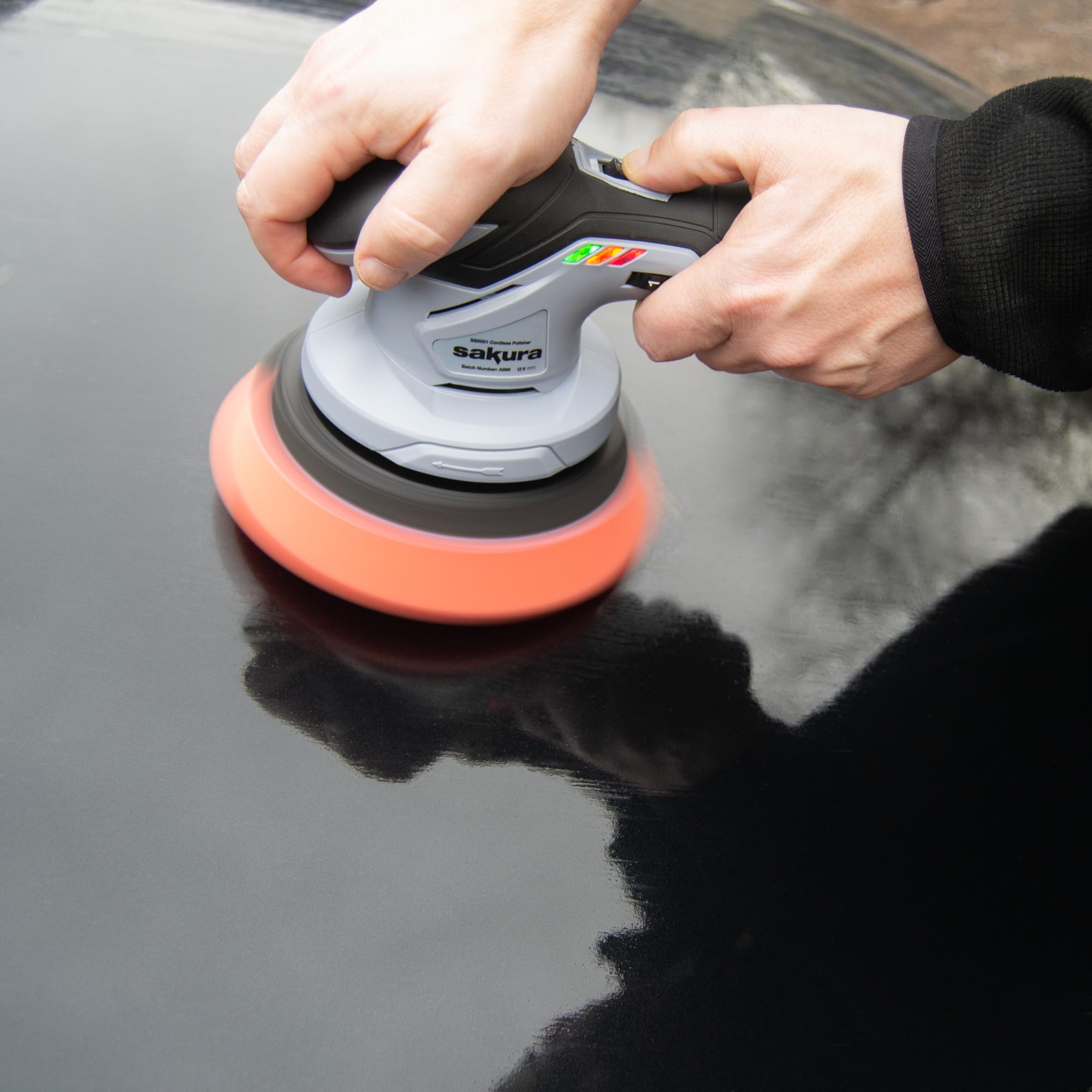 Sakura Cordless Polisher SS5551, Black - Image 4