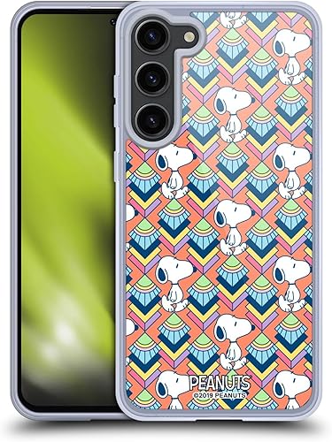 Miniatura 407 de Head Case Designs Funda de gel suave con licencia oficial de Peanuts House Snoopy Deco Dreams compatible con Samsung Galaxy S23 5G Casa,Blue