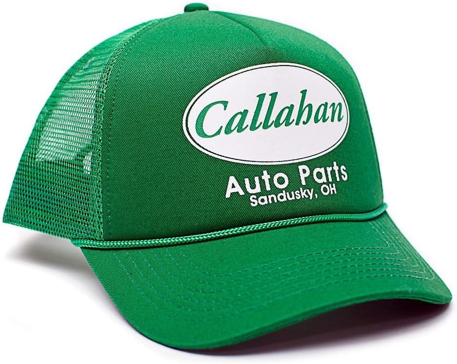 Callahan Auto Parts Sandusky Ohio Adult One-Size Unisex Hat Cap Truckers Green