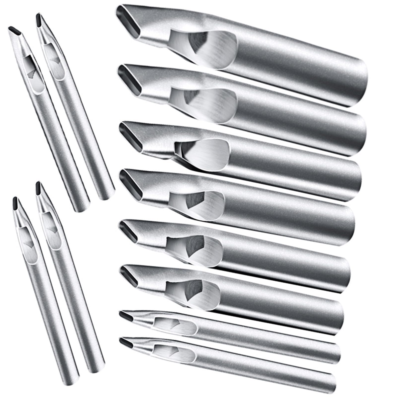 Buxuaaaa Advanced Levels Elliptical Punching Tool Stainless Steel Construction Ergonomic Press for Leather Belts Craft Leather and Fabric Punches