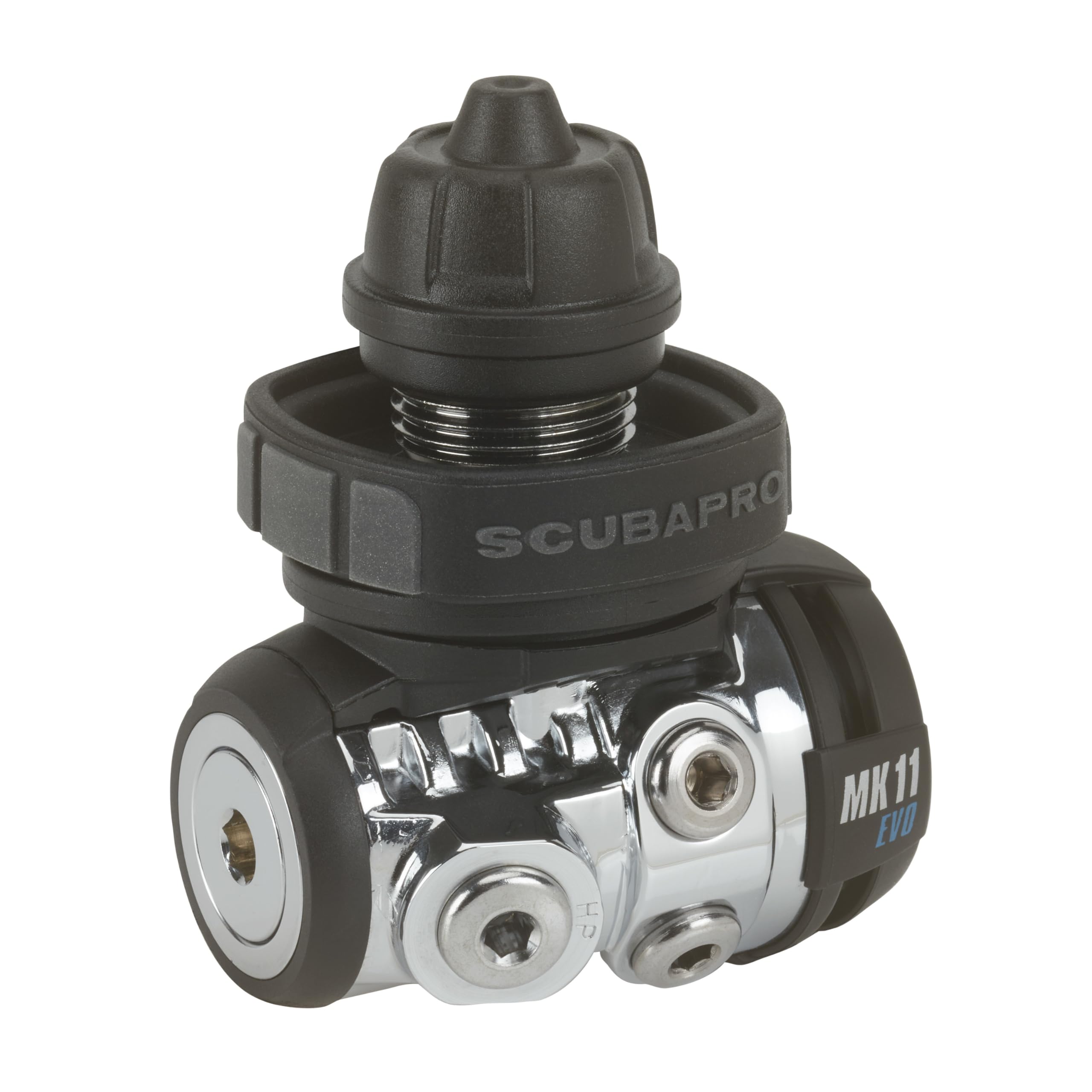 SCUBAPRO MK11 EVO DIN 300/R105 - Sistema regulador de Buceo, diafragma equilibrado Compacto de Primera Etapa y Segunda Etapa con válvula clásica descendente