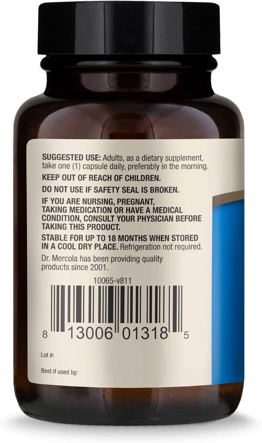 Dr. Mercola Complete Probiotics (70 Billion CFU) Dietary Supplement, 30 Servings (30 Capsules), Supports Digestive Health, Non GMO, Soy Free, Gluten Free : Dietary Fiber Nutritional Supplements : Health & Household
