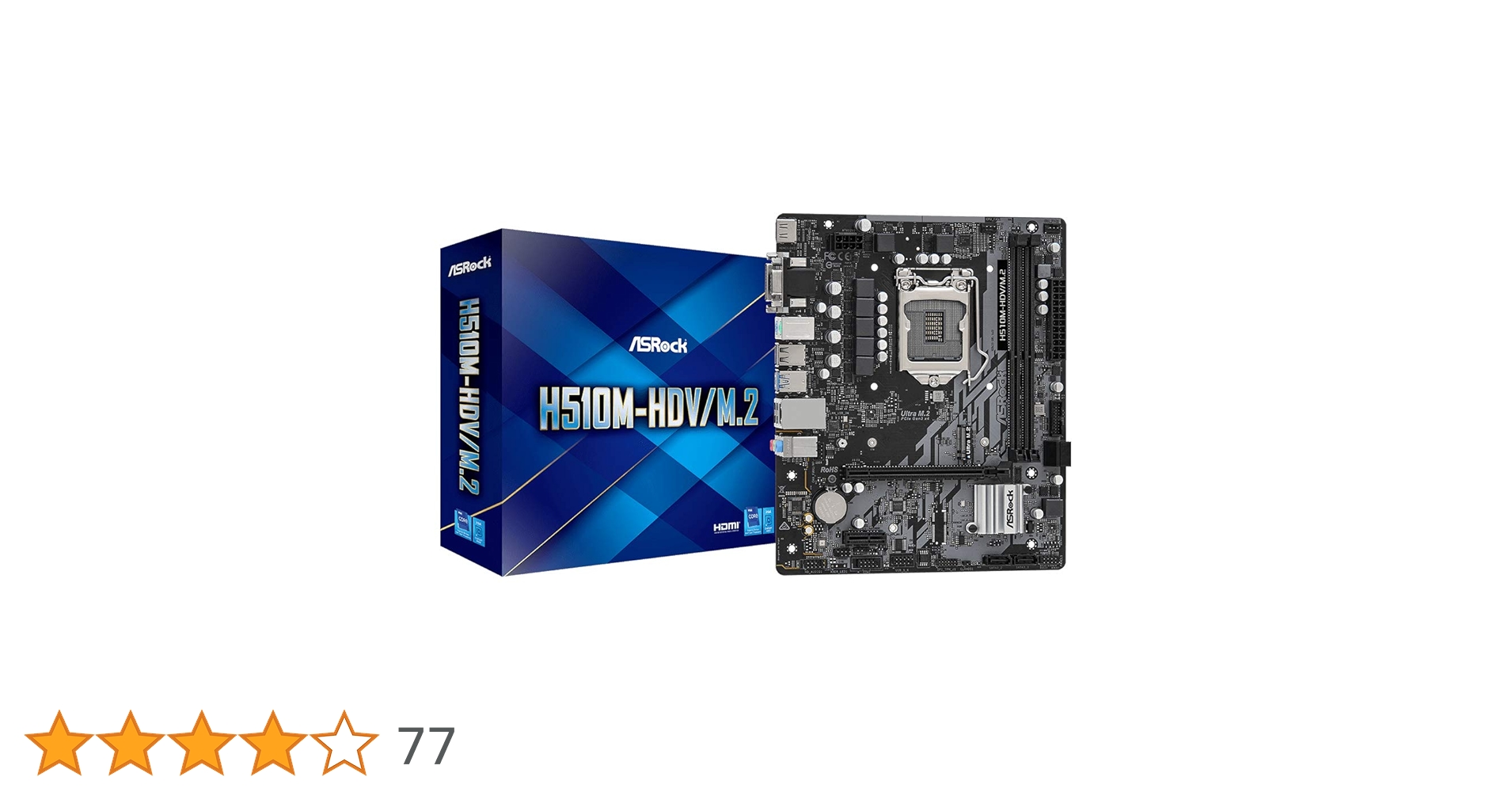 ASRock H510M-HDV/M.2 マザーボード ASRock > H510M-HDV/M.2 SE