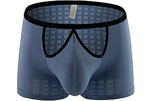 1 ONEFIT Men's Boxer Briefs: Breathable, Ice Silk, U Convex Bag Comfort