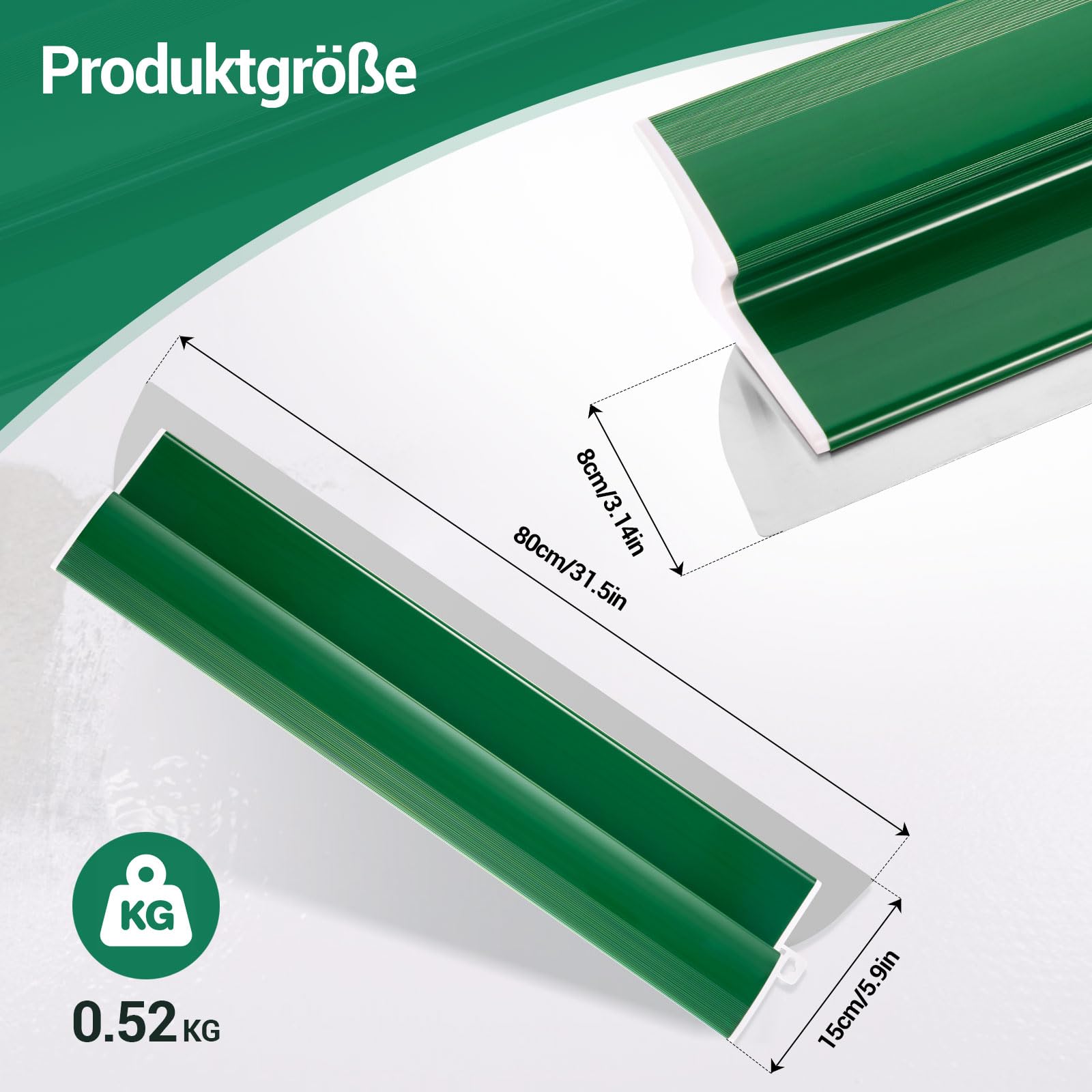 Szpachla do powierzchni 800 mm, szpachelka do fasad z ergonomicznym uchwytem Z, ostrze ze stali nierdzewnej 0,5 mm, szpachelka ścienna do suchej zabudowy, tapeta