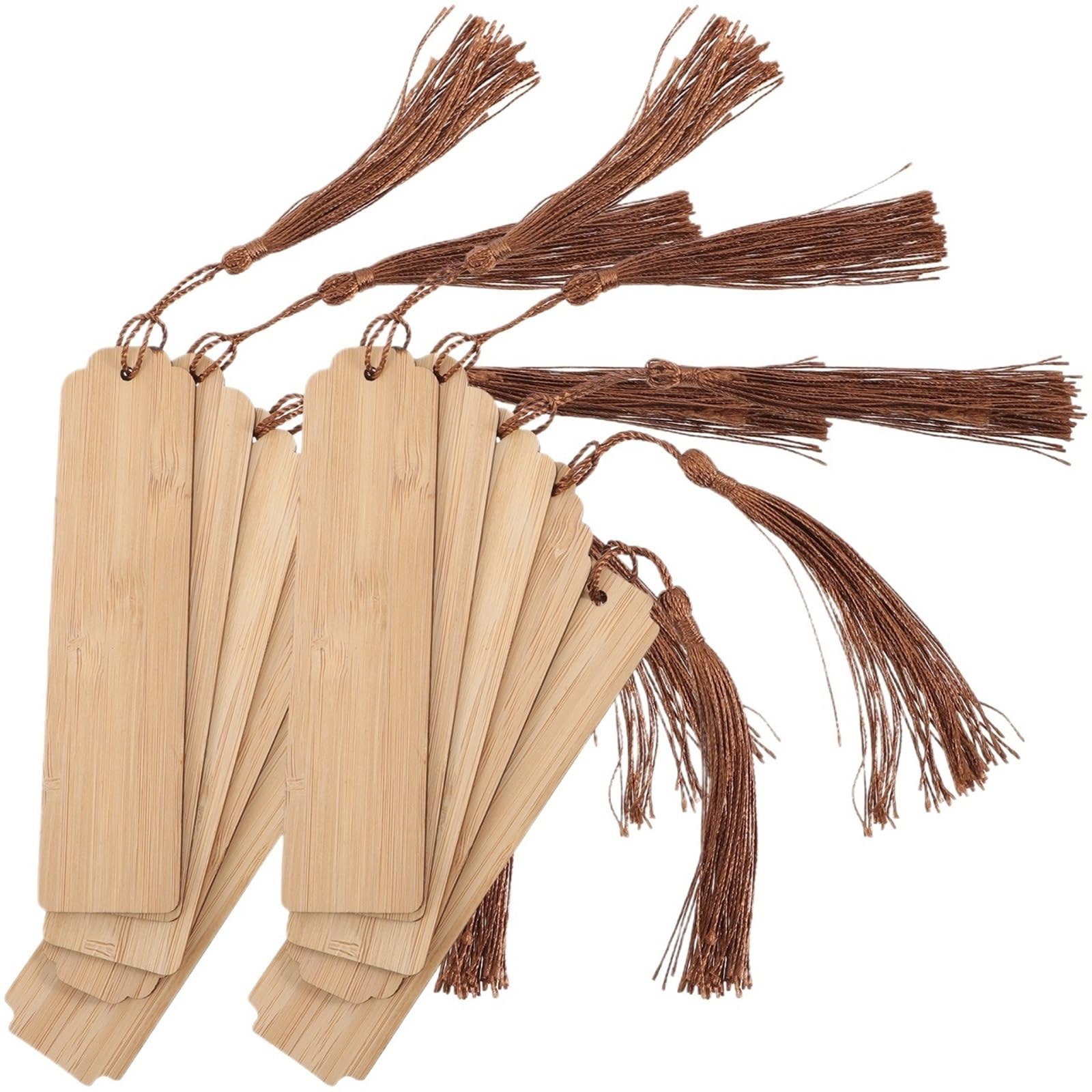 30Pcs DIY Lesezeichen Student Blank Marker Unfinished Holz für DIY Lesezeiche