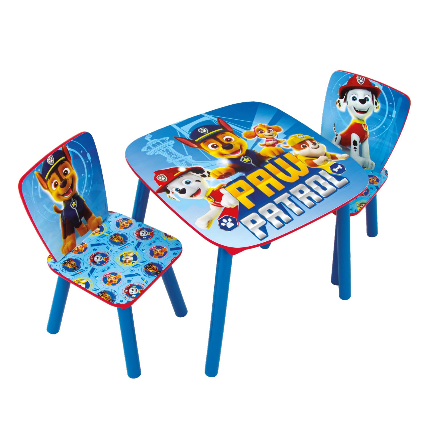 ARDITEX - Set De Mesa Y 2 Sillas Infantiles De Madera - 50x50x44 Cm Y 26, 5x26,5x50 Cm - Ideal Para Jugar, Pintar Y Hacer Manualidades - Licencia Oficial Mickey Mouse