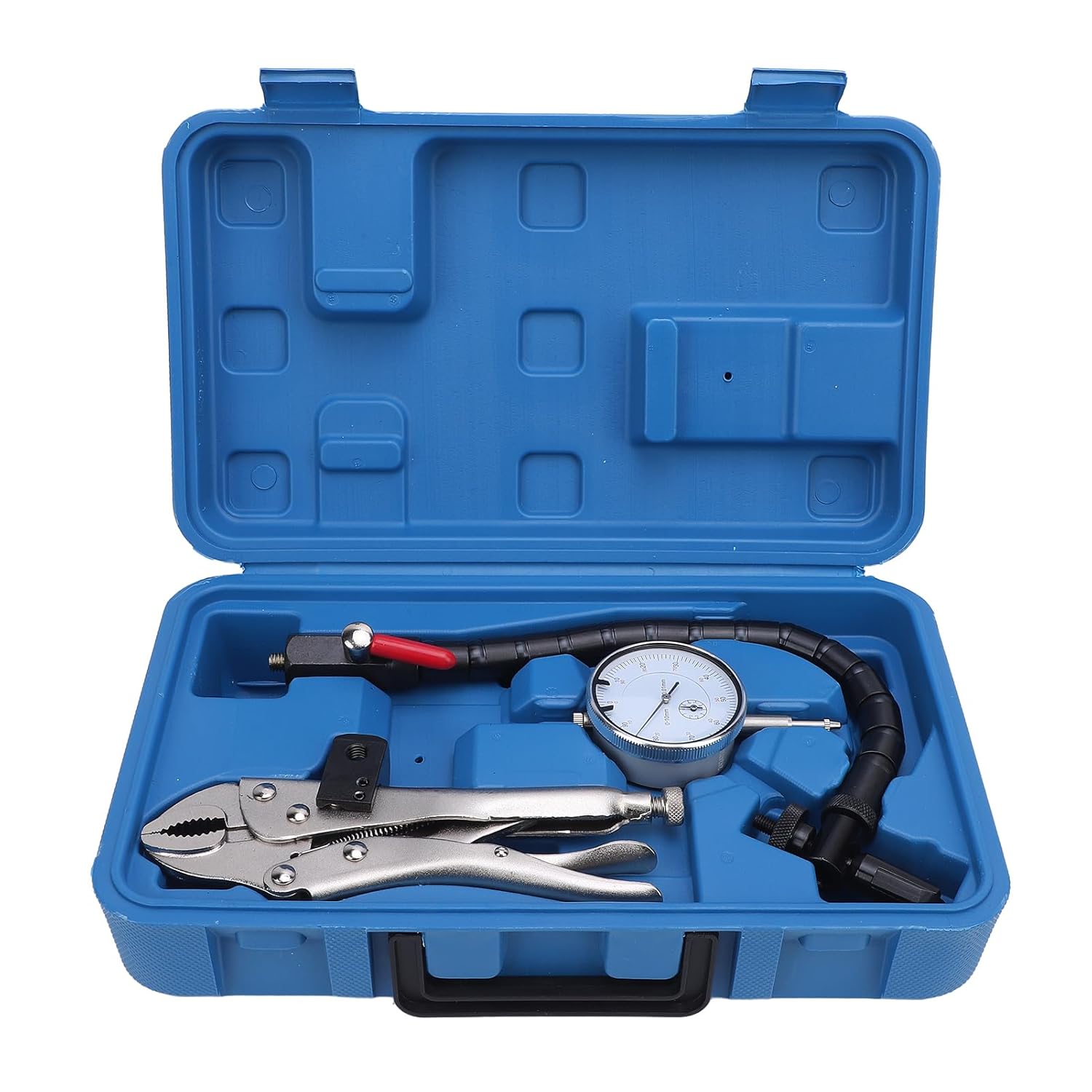 Topyond Accuracy Disc Brake Rotor & Ball Joint Runout Gauge Set Brake Rotor Measuring Tool with Dial Indicator for Industry 360° Flexible Arm Support Ease to Use