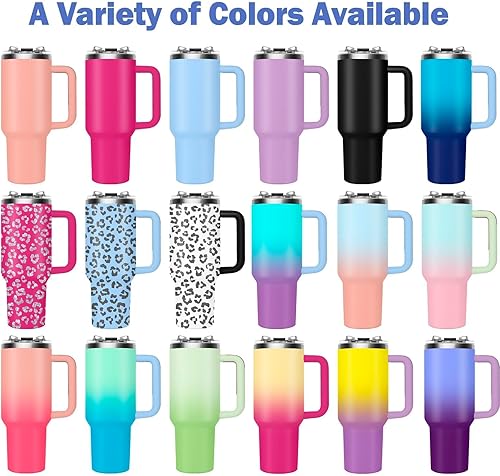 Vista 40 de Vaso personalizado con nombres, el mejor regalo para mamá, 10 colores, vaso de café personalizado de acero inoxidable de 20 onzas, vasos aislados