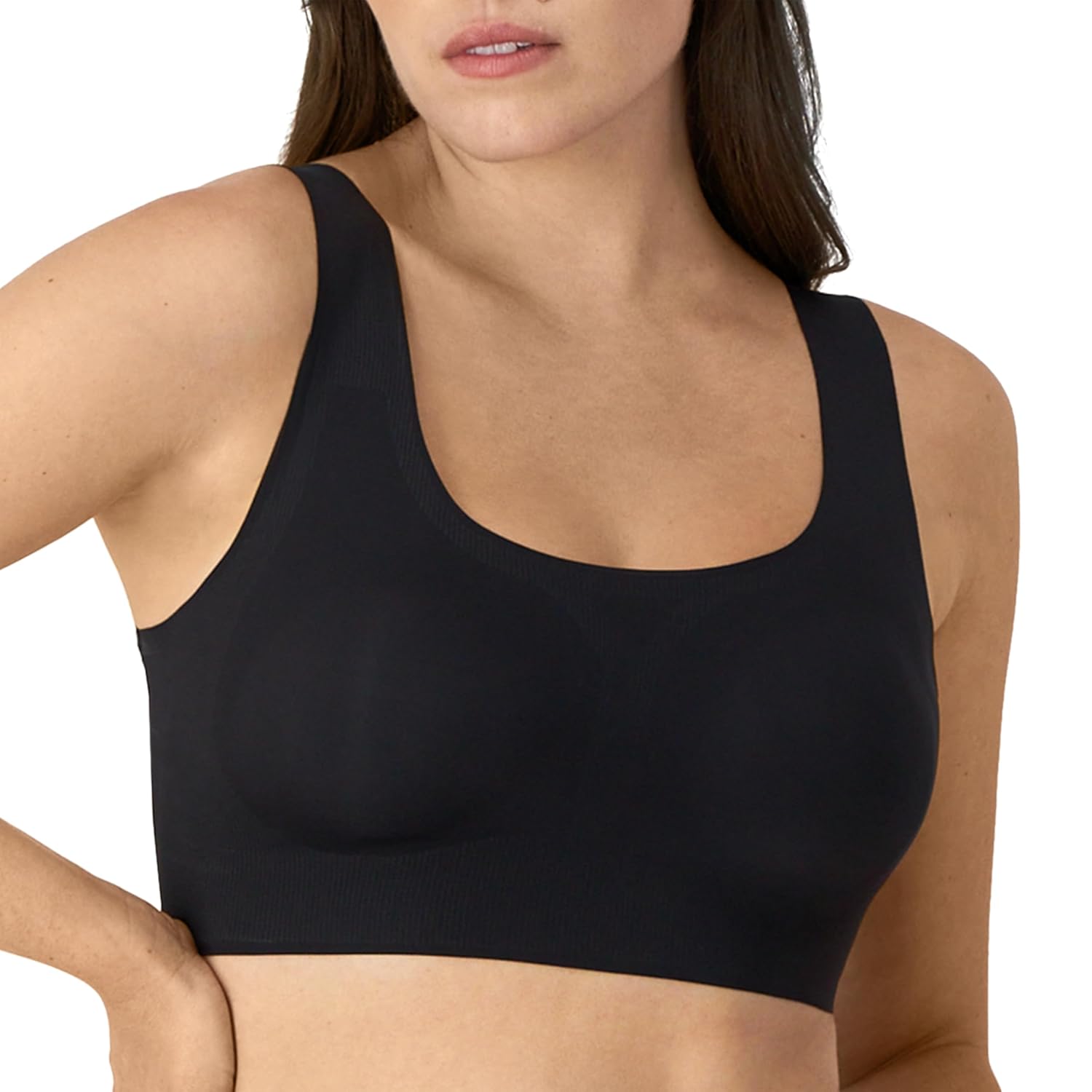 Bali Womens Comfort Revolution Easylite Wireless T-Shirt Bra Pullover Wirefree T-Shirt Bra